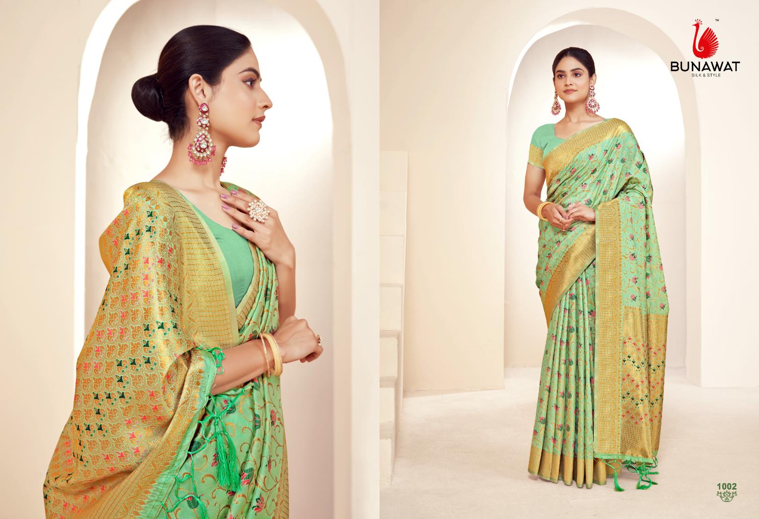 Kalakriti By Bunawat Heavy Banarasi Silk Sarees Wholesale Market In Surat